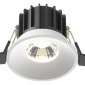 Встраиваемый светильник Maytoni Round DL058-12W-DTW-W