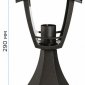 Наземный низкий светильник Apeyron Electrics  11-155