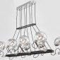 Подвесная люстра Lumina Deco Marseo LDP 9110-8-PR BK+CHR