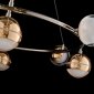 Подвесная люстра Lilith LE7709/8 Black Chrome/Gold