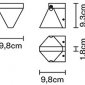 Настенный светильник Fabbian Tripla F41D0121