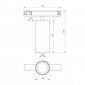 Трековый светильник Elektrostandard Brass Line a071846