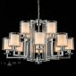Подвесная люстра iLamp King RM6201-8+4 CR+CL