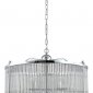 Подвесная люстра Crystal Lux Tadeo SP6 D600 Chrome/Transparente