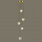 Подвесной светильник MD24001033 MD24001033-5A gold/clear