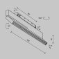 Накладной светильник Maytoni Technical Points Rot TR242-2-12W4K-B