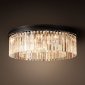 Потолочная люстра 1920s Odeon KR0387C-10B/P black/clear