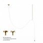 Подвесной светильник Loft IT Thread 10388C Brass