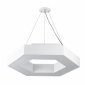 Подвесной светодиодный светильник Geometria ЭРА Hexagon SPO-123-W-40K-045 45Вт 4000К белый Б0050554