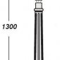 Наземный фонарь Oasis_Light ASTORIA 1 L 91307L Bl