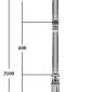 Наземный фонарь Oasis_Light ASTORIA 2M 91410MA/E7 Bl овал