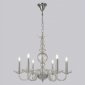 Подвесная люстра Crystal Lux ARABESQUE SP6 CHROME