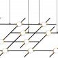 Подвесной светильник Molecular MD18001067-14A black/gold