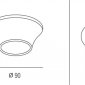 Точечный светильник Downlight N1596-Gold