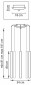 Подвесной светильник Lightstar Tubo L5T747437