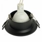 Светильник встраиваемый Feron DL3111 потолочный MR16 G5.3 черный 51343