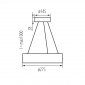 Подвесной светильник Kanlux JASMIN C 270-W/M 36502