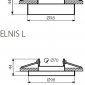 Точечные светильники Kanlux ELNIS L C/A 27812