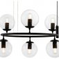 Подвесная люстра Lumina Deco LDP 6034-6 RND BK