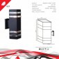 Настенный светильник уличный Reluce 86228-9.2-002CT 2*E27 BK