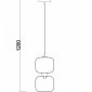 Подвесной светильник Freya Lumen FR5215PL-01CH