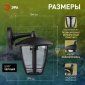 Настенный фонарь ЭРА уличный НБУ 07-40-004 «Дели 3» черный