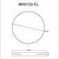 Потолочный светильник Oberon MR9100-CL