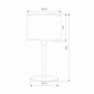 Интерьерная настольная лампа TK Lighting Juta 5552 Juta