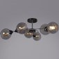 Потолочная люстра  02288-0.3-06 BK+CH