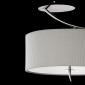 Потолочная люстра Mantra Eve Chrome - Cream Shade 1132