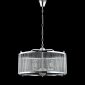 Подвесная люстра Crystal Lux Tadeo SP6 D600 Chrome/Transparente