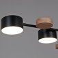 Потолочная люстра Reluce 03758-0.3-10 BK+WOOD GX53