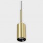 Подвесной светодиодный светильник Italline DL 3038 black/gold
