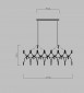 Подвесная люстра O-LUCE Taylor 1094911-1