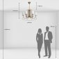 Подвесная люстра MW-Light Палермо 386018006