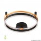 Потолочный светодиодный светильник Crystal Lux Fernando PL48W Led Black/Gold