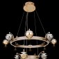 Подвесная люстра Jelly LE7711/8+4 Gold/Black Chrome