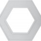 Подвесной светодиодный светильник Geometria ЭРА Hexagon SPO-123-W-40K-045 45Вт 4000К белый Б0050554