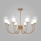Потолочная люстра Eurosvet Spritz 70217/8 латунь