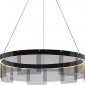 Подвесная люстра DeLight Collection Stratos D8825P/M black/smoky