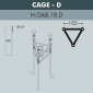 Наземный светильник Fumagalli Giorgio 4P2.372.G10.LYF1R