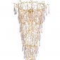 Подвесная люстра Crystal Lux Reina SP34 D1200 Gold Pearl