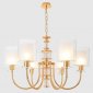 Подвесная люстра Crystal Lux ELENA SP6 GOLD