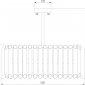 Потолочная люстра Bogate`s Castellie 461/5