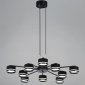 Подвесная люстра Reluce 19490-0.4-5+5 Black