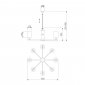 Подвесная люстра Eurosvet Caprera 60146/8 латунь