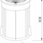 Встраиваемый светильник уличный Piazza A6205IN-1SS