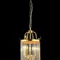 Подвесная люстра Crystal Lux Tadeo SP4 D200 Gold/Transparente