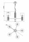 Подвесная люстра Maytoni Modern Dia008 DIA008PL-05CH