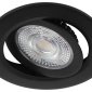 Светильник светодиодный встраиваемый ЭРА KL LED 25A-5 3K BK SET 10 5Вт 3000К круглый поворотный черный набор 10 шт Б0070935